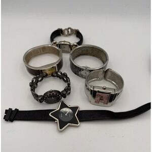 Lot of 6 Women's Watches Suizo EYKI Studio Time New Batteries Running